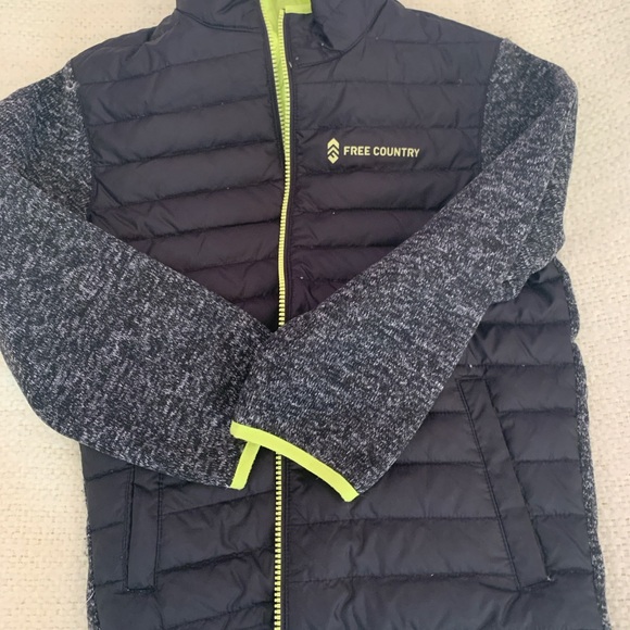 Free Country Neon Green and Black Jacket - Picture 3 of 5